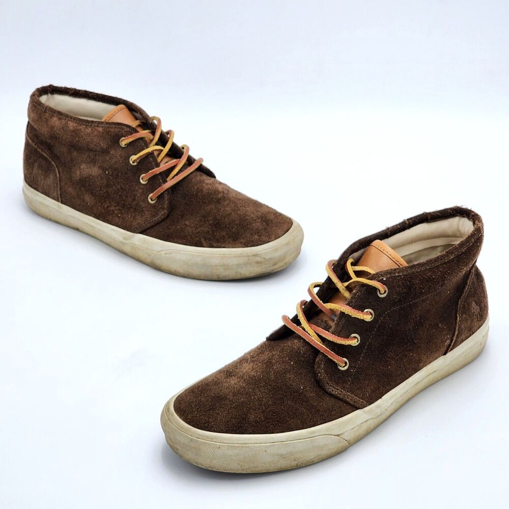 Polo Ralph Lauren Keaton Suede Chukka Boot High Top Sneakers Brown Men's Size 10